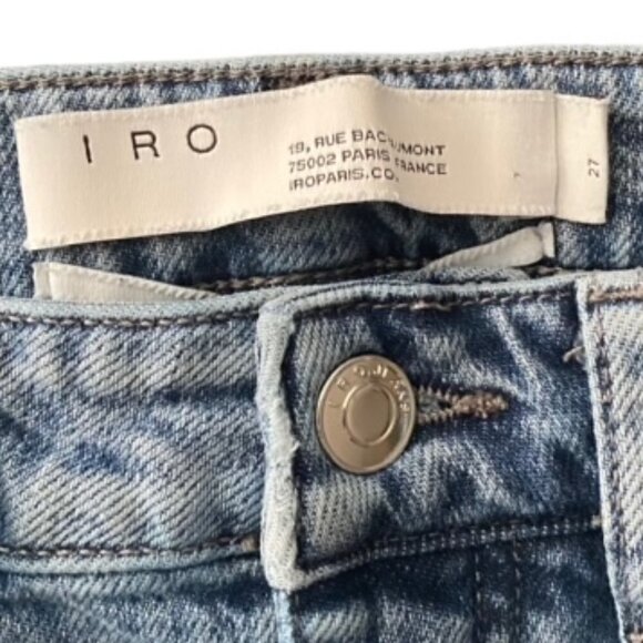 Iro Gallaway Light Blue Jeans 27 - Picture 3 of 7